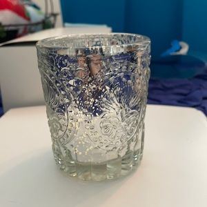 Set of 12 candle holders from wedding centerpiece.